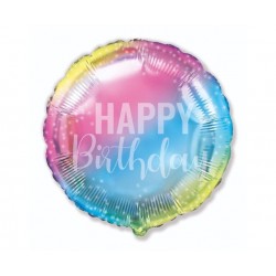 18″ Μπαλόνι Happy Birthday όμπρε