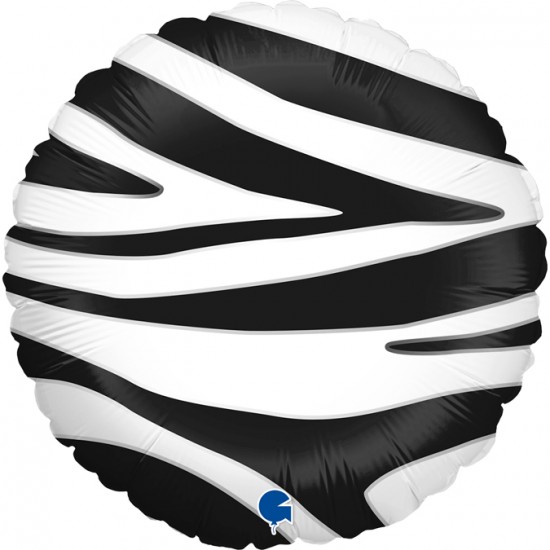 Μπαλόνι Foil 18″ Ρίγες Ζέβρας Μπαλόνι Foil 18″ Ρίγες Ζέβρας