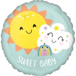 Μπαλόνι Foil 18″ Sweet Baby Rainbow