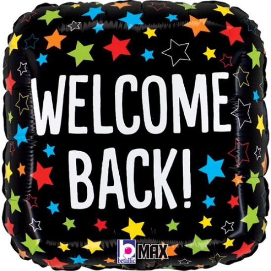 18″ Μπαλόνι Welcome Back αστέρια 18″ Μπαλόνι Welcome Back αστέρια