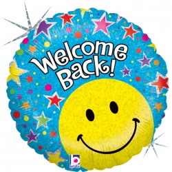 18″ Μπαλόνι ‘Welcome Back’ Holographic