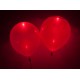 12″ Κόκκινο Μπαλόνι με φωτάκι LED (5 τεμ)