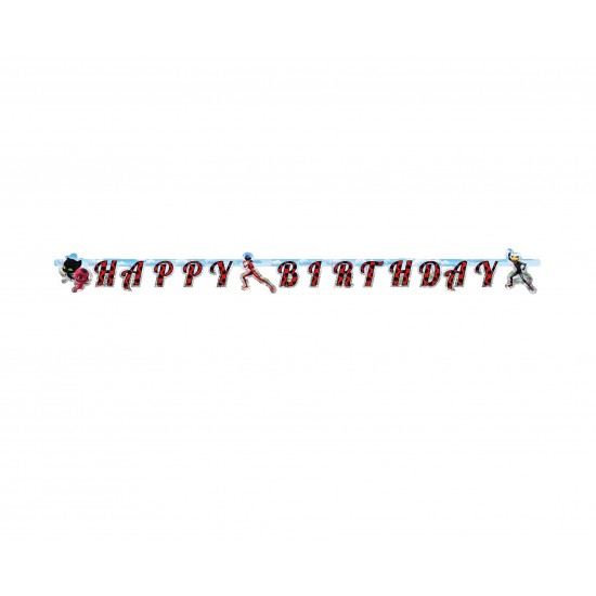 Γιρλάντα Γράμματα Happy Birthday Miraculous LadyBug Γιρλάντα Γράμματα Happy Birthday Miraculous LadyBug