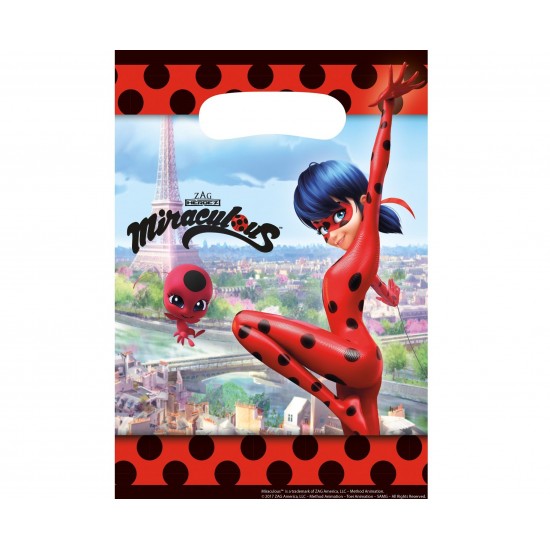 Τσάντες Δώρου Miraculous LadyBug /8 τεμ. Τσάντες Δώρου Miraculous LadyBug /8 τεμ.