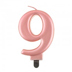 ΚΕΡΑΚΙ ΑΡΙΘΜΟΣ 9 ΜΕΤΑΛΛΙΚΟ ROSE GOLD