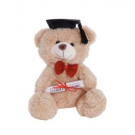 Αρκουδάκι Λούτρινο για αποφοίτηση 20εκ