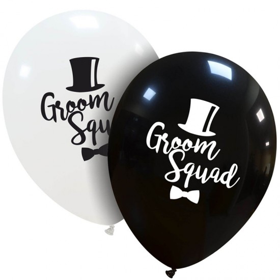 ΜΠΑΛΟΝΙ LATEX 12'' ΤΥΠΩΜΕΝΟ GROOM SQUAD 2ΤΕΜ ΜΠΑΛΟΝΙ LATEX 12'' ΤΥΠΩΜΕΝΟ GROOM SQUAD 2ΤΕΜ