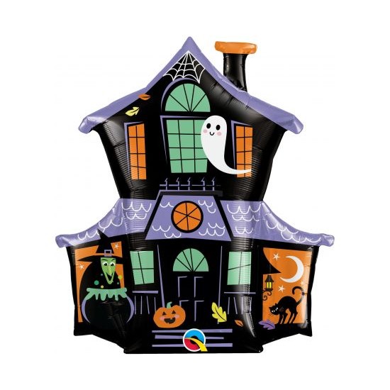 Μπαλόνι Foil 37" Σχήμα Halloween Haunted House / 94 εκ Μπαλόνι Foil 37" Σχήμα Halloween Haunted House / 94 εκ