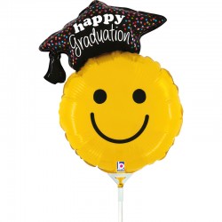 Μπαλόνι Foil 14″ Mini Shape Smile Face Grad