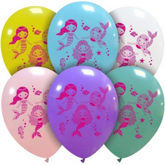 Μπαλόνι τυπωμένο Γοργόνες