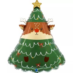 31″ Μπαλόνι Ταρανδάκι σε Δέντρο