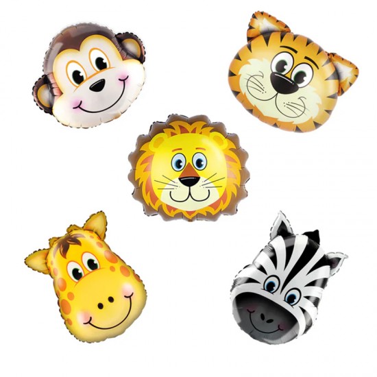 Σετ Μπαλόνια Foil - Ζωακια 5 τμχ 14"