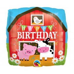 Μπαλόνι Foil 18" Birthday Farn / 46 εκ