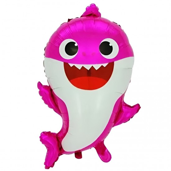 27″ Μπαλόνι Καρχαριάκι Φούξια