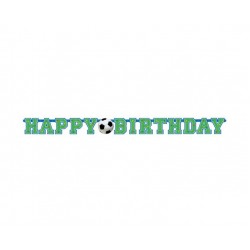 Γιρλάντα Happy Birthday Ποδόσφαιρο/Soccer / 130 x 10.2 εκ