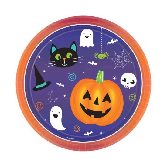 Πιάτα Μεγάλα Hallo-ween Friend / 8 τεμ