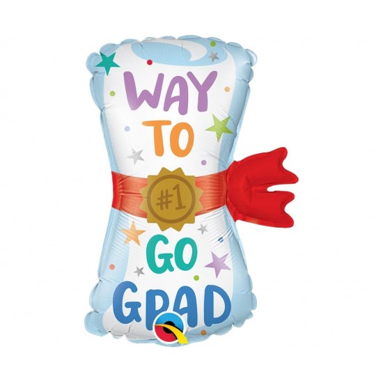 Μπαλόνι Foil 14" Way to Go Diploma Μπαλόνι Foil 14" Way to Go Diploma