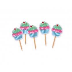 Οδοντογλυφίδες Cupcake / 25 τμχ