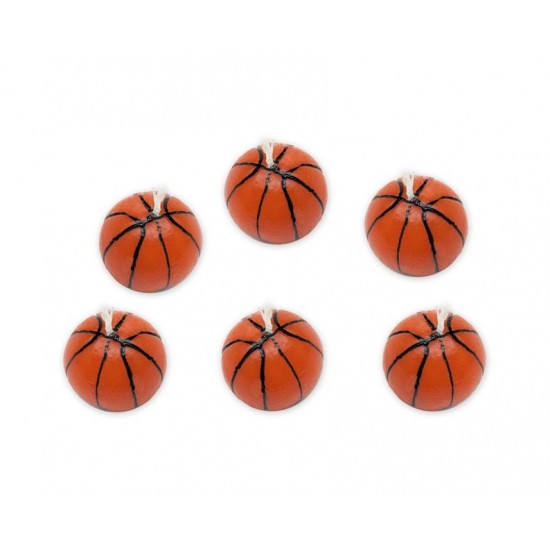 Κεριά Μπάσκετ - Basket / 6 τμχ Κεριά Μπάσκετ - Basket / 6 τμχ