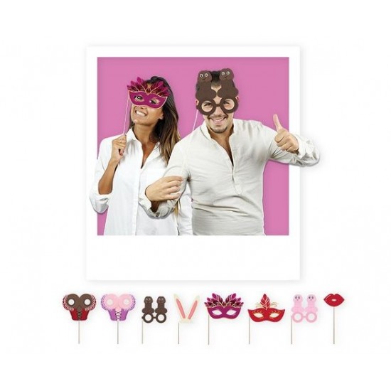 Σετ Φωτογραφικού Photo Booth Sexy/ 8 τμχ