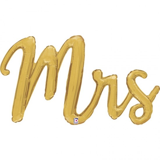 Μπαλόνι Foil 40″ Γάμου Χρυσό Mrs Μπαλόνι Foil 40″ Γάμου Χρυσό Mrs