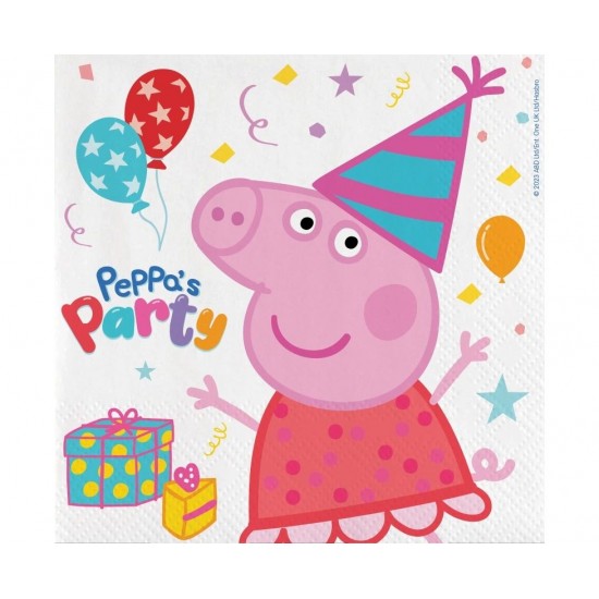 Χαρτοπετσέτες Φαγητού Peppa Pig / 20 τμχ