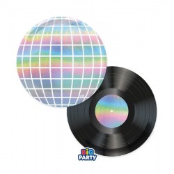 Πιάτα Χάρτινα Φαγητού 22εκ Music Party / 6 τμχ