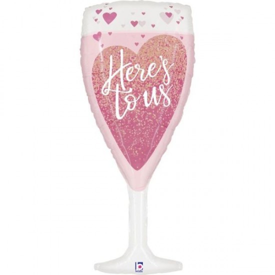 Μπαλόνι Foil 37” Heres To Us Champagne Μπαλόνι Foil 37” Heres To Us Champagne