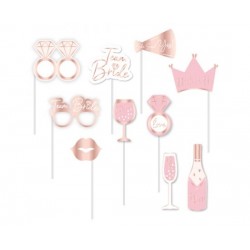 Photobooth Σετ Hen Night /10 τεμ Team Bride