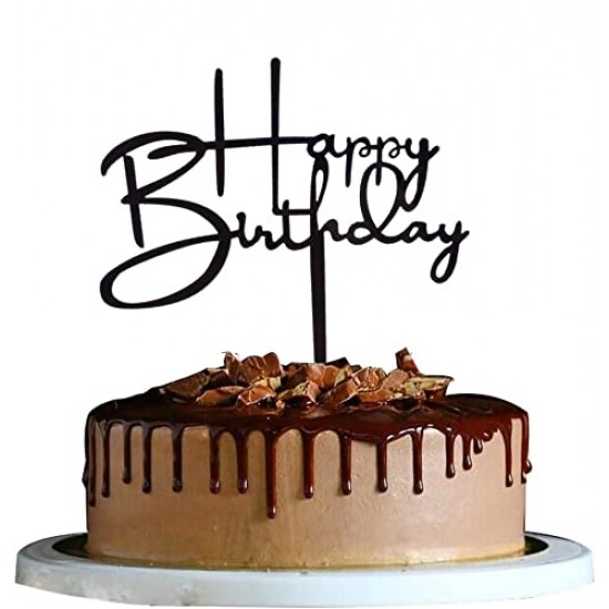 Topper Τούρτας Happy Birthday