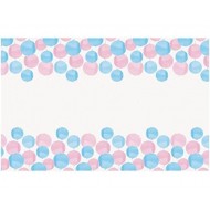 Τραπεζομάντηλο Πλαστικό Baby Shower Gender Reveal / 137 x 213 εκ