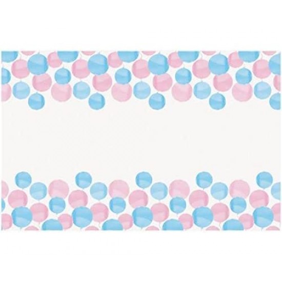 Τραπεζομάντηλο Πλαστικό Baby Shower Gender Reveal / 137 x 213 εκ Τραπεζομάντηλο Πλαστικό Baby Shower Gender Reveal / 137 x 213 εκ