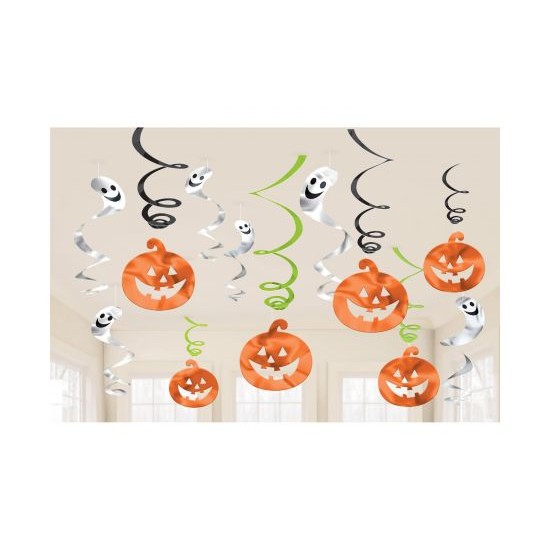 Swirl Διακόσμηση Halloween 12 τεμ
