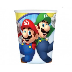 Ποτήρια χάρτινα Super Mario / 8τεμ