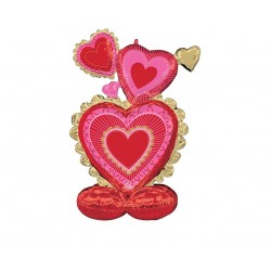 Μπαλόνι φοιλ AirLoonz Valentine Scalloped Sweethearts