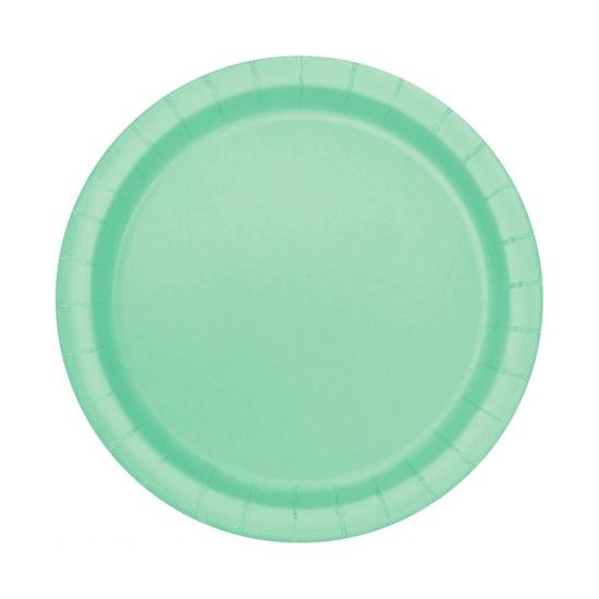 Πιάτα Μικρά Μέντα Mint Green / 20 τεμ