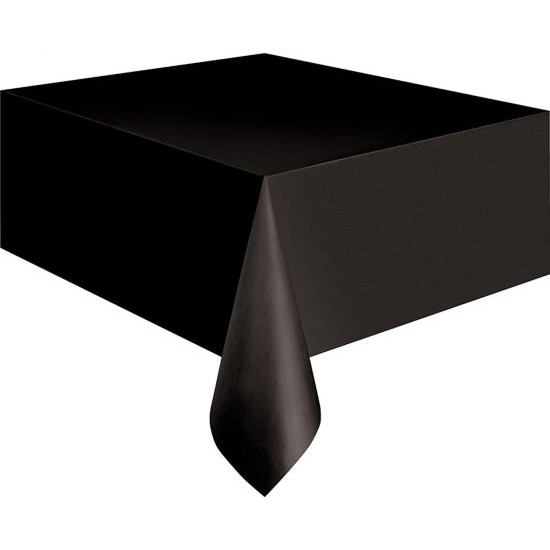 Τραπεζομάντηλο Πλαστικό Μαύρο / 137 x 274 εκ Τραπεζομάντηλο Πλαστικό Μαύρο / 137 x 274 εκ