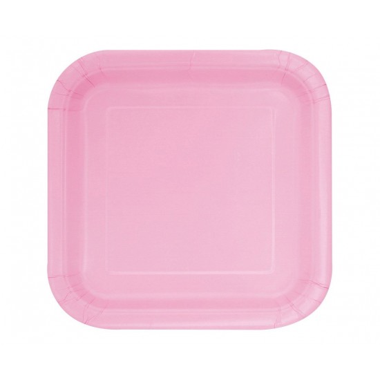 Πιάτα χάρτινα γλυκού τετράγωνα Ροζ / 16 τεμ - Lovely Pink Πιάτα χάρτινα γλυκού τετράγωνα Ροζ / 16 τεμ - Lovely Pink