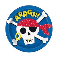 Πιάτα Μεγάλα Πειρατή / 8 τεμ - Ahoy Pirate
