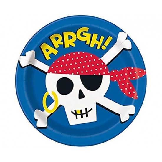 Πιάτα Μεγάλα Πειρατή / 8 τεμ - Ahoy Pirate Πιάτα Μεγάλα Πειρατή / 8 τεμ - Ahoy Pirate