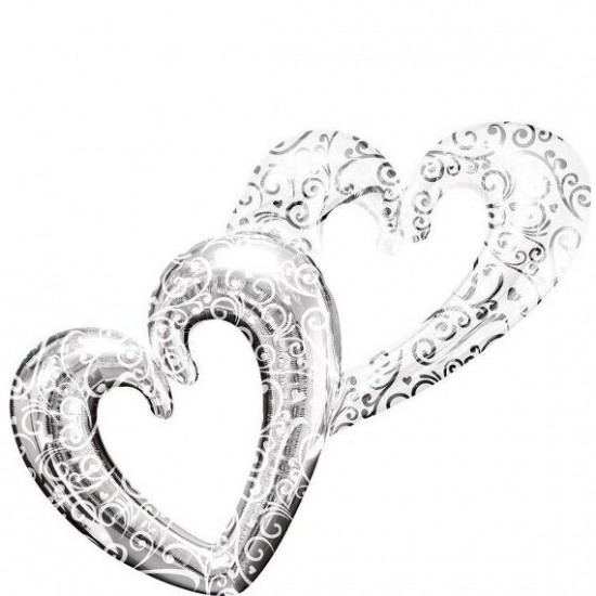 Μπαλόνι Foil 53″ Entwined Hearts Μπαλόνι Foil 53″ Entwined Hearts
