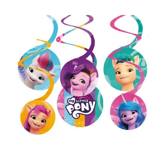 Swirl Κρεμαστά Διακοσμητικά My Little Pony / 6 τεμ Swirl Κρεμαστά Διακοσμητικά My Little Pony / 6 τεμ