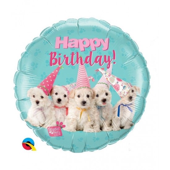 Μπαλόνι Foil 18" Birthday Puppies Μπαλόνι Foil 18" Birthday Puppies