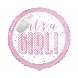 Μπαλονι Foil 18" It's a Girl Ροζ