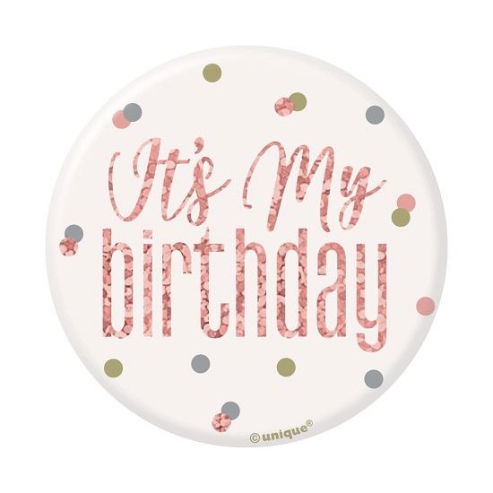 Κονκάρδα Glitz Rose Gold Birthday Κονκάρδα Glitz Rose Gold Birthday