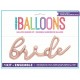 Μπαλόνι Φοιλ " Bride" Ροζ Χρυσό / 90 x 35 εκ Μπαλόνι Φοιλ " Bride" Ροζ Χρυσό / 90 x 35 εκ