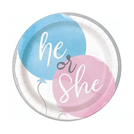 Πιάτα Μικρά He or She / 8 τεμ Πιάτα Μικρά He or She / 8 τεμ