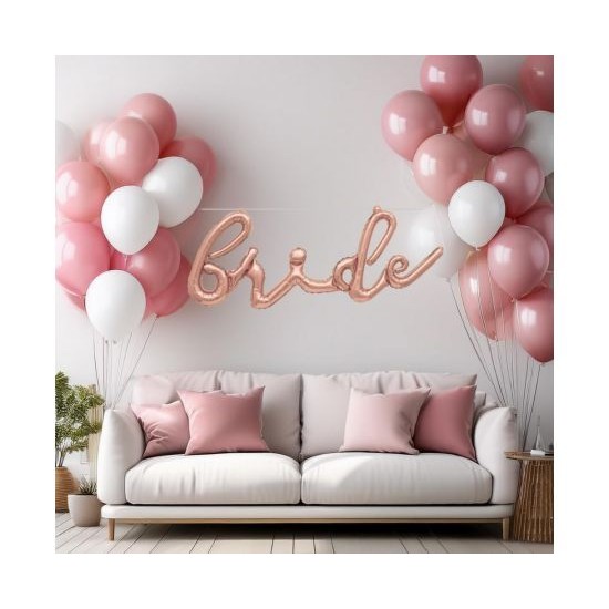 Μπαλόνι Φοιλ " Bride" Ροζ Χρυσό / 90 x 35 εκ Μπαλόνι Φοιλ " Bride" Ροζ Χρυσό / 90 x 35 εκ