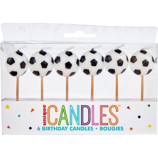 Κεριά Ποδόσφαιρο / 6 pcs Κεριά Ποδόσφαιρο / 6 pcs