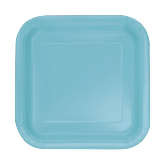 Πιάτα Χάρτινα Γλυκού 18εκ Τετράγωνα Robin's Egg- Teal / 16 τμχ Πιάτα Χάρτινα Γλυκού 18εκ Τετράγωνα Robin's Egg- Teal / 16 τμχ